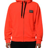 Dolce & Gabbana Red Fluorescent Polyester Logo Patch Hoodie Sweater