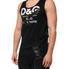 Dolce & Gabbana Black Cotton Sleeveless Tank Top DG Logo Men T-shirt