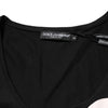 Dolce & Gabbana Black Cotton Sleeveless Tank Top DG Logo Men T-shirt