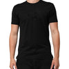 Dolce & Gabbana Black Cotton Velvet Logo Print Men T-shirt