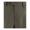 Germano Brown Fleece Wool Casual Pants