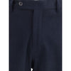 Germano Blue Cotton Chino Pants