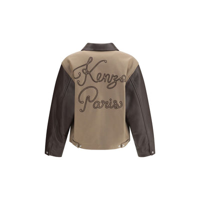 Kenzo Brown Leather Jacket