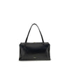 Jil Sander Black Calf Leather Bos Taurus Shoulder Bag