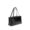 Jil Sander Black Calf Leather Bos Taurus Shoulder Bag