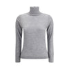 Allude Gray Cashmere Turtleneck