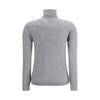 Allude Gray Cashmere Turtleneck