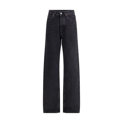 Saint Laurent Black Cotton Slim Fit Jeans