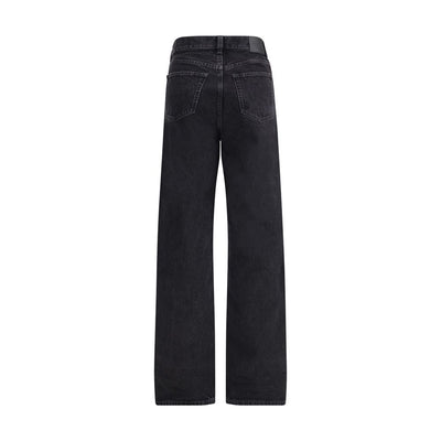 Saint Laurent Black Cotton Slim Fit Jeans