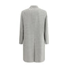 Lardini Gray Fleece Wool Coat