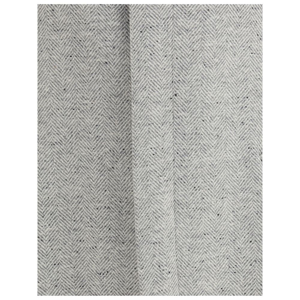 Lardini Gray Fleece Wool Coat