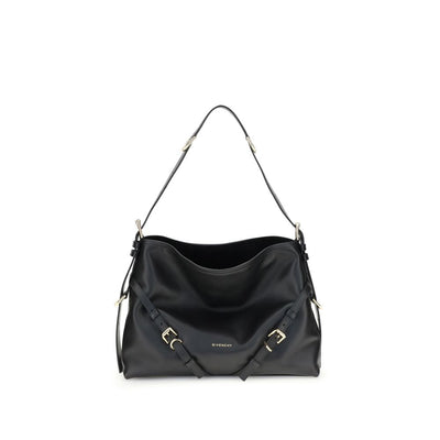 Givenchy Black Calf Leather Bos Taurus Shoulder Bag