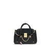 Thom Browne Black Calf Leather Bos Taurus Shoulder Bag