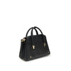 Thom Browne Black Calf Leather Bos Taurus Shoulder Bag