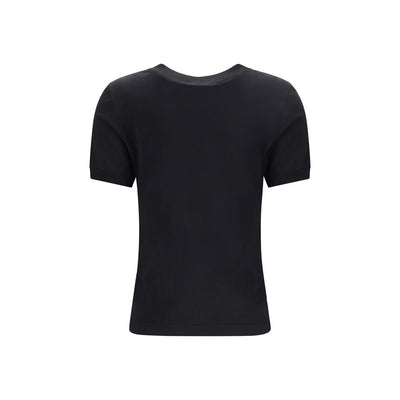 Dolce &amp; Gabbana Schwarzes Baumwoll-T-Shirt