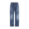 Dolce &amp; Gabbana Boyfriend-Jeans aus blauer Baumwolle