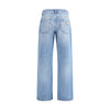 Dolce & Gabbana Light Blue Cotton Straight-Leg Jeans