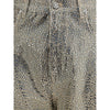 Golden Goose Bicolor Cotton Straight-Leg Jeans