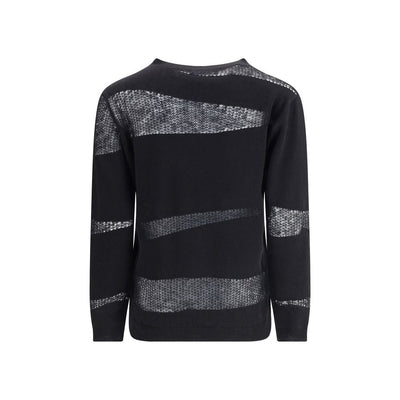 Fabiana Filippi Black Fleece Wool Cashmere Sweater
