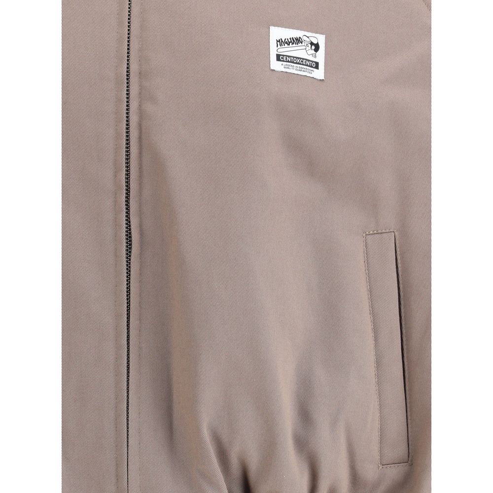 Magliano Zweifarbige Baumwolljacke in voller Länge