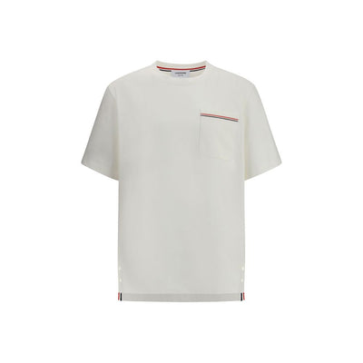 Thom Browne White Cotton T-Shirt