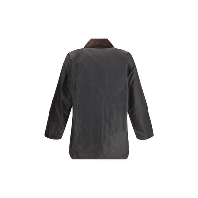 Barbour Black Cotton Coat