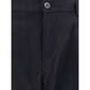 Cruna Black Fleece Wool Dress Pants