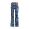 Etro Blue Cotton Flared Jeans