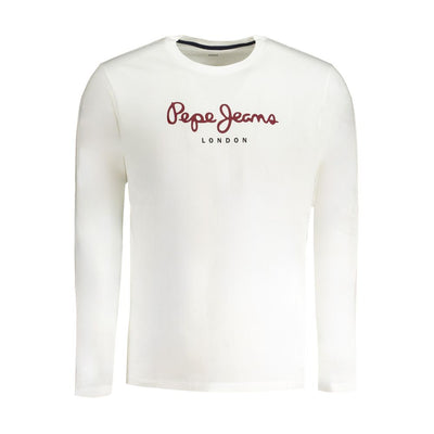 Pepe Jeans Bianco Cotton Men T-Shirt