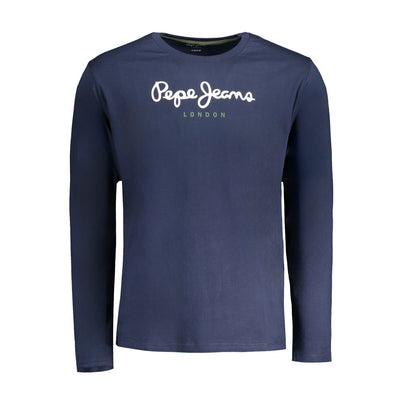 Pepe Jeans Blu Cotton Men T-Shirt