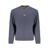 Hugo Boss Blue Cotton Men Sweatshirt