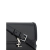 Saint Laurent Black Calf Leather Bos Taurus Shoulder Bag