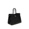 Valentino Garavani Black Calf Leather Bos Taurus Handbag