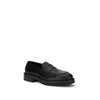 Ferragamo Black Rubber Slip-On Loafers