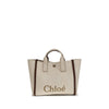 Chloé Beige Cotton Shoulder Bag