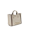 Chloé Beige Cotton Shoulder Bag