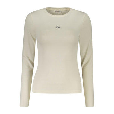 Guess Jeans White Cotton Women T-Shirt