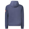 Norway 1963 Blue Polyester Men's Hooded Sweater