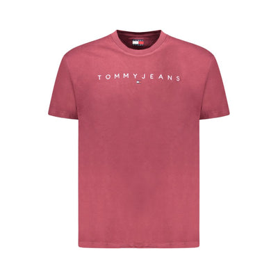 Tommy Hilfiger Red Cotton Men T-Shirt