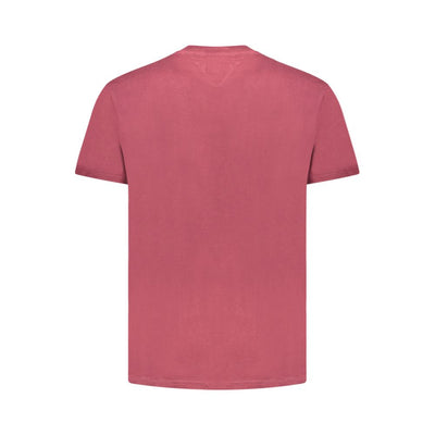 Tommy Hilfiger Red Cotton Men T-Shirt