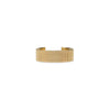 Jil Sander Gold Brass Bracelet