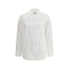 Sara Roka White Cotton Dress Shirt
