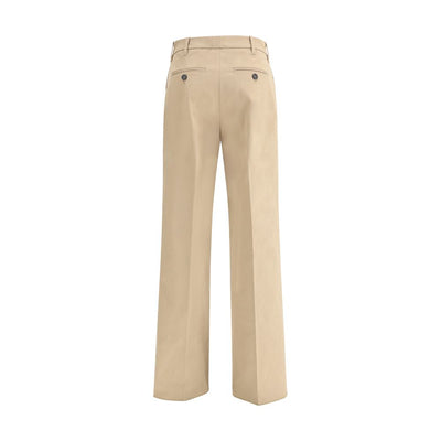 True Royal Beige Cotton Casual Pants