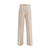 True Royal Beige Wool Casual Pants