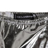 Dolce & Gabbana Silver Metallic High Waist Bikini Bottom Women  Underwear