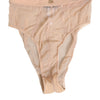 Dolce & Gabbana Beige Sheer Mesh High Waist Panty Underwear