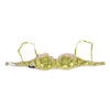 Dolce & Gabbana Lime Green Silk Satin Lace Padded Balconnet Underwear