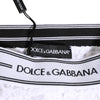 Dolce & Gabbana White Lace Slip Brief Logo Waistband Underwear