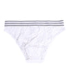 Dolce & Gabbana White Lace Slip Brief Logo Waistband Underwear