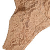 Dolce & Gabbana Beige Lace Logo Elastic Waist Thong Tanga Underwear